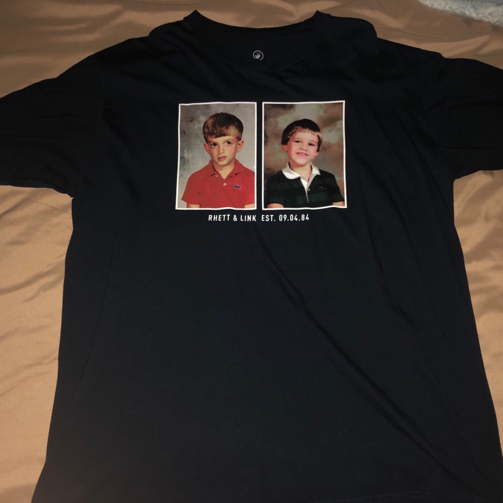 RHETT AND LINK MERCH, Navy blue/Black color way, XL